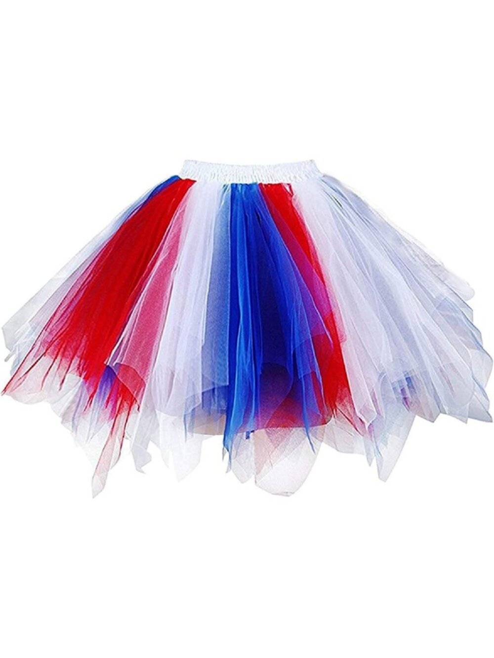 80's Inspired Layered Tulle Petticoat Tutu Skirt for Women - Perfect for